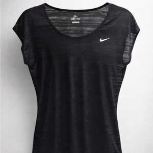 Nike Women's Black Dri-FIT Short Sleeve Tee